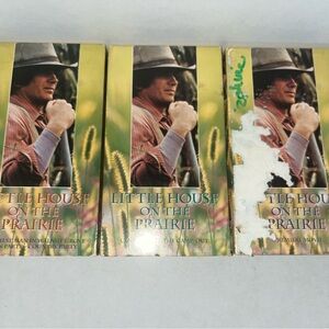 LOT of 3 Little House On The Prairie VHS Tapes TESTED (VG)